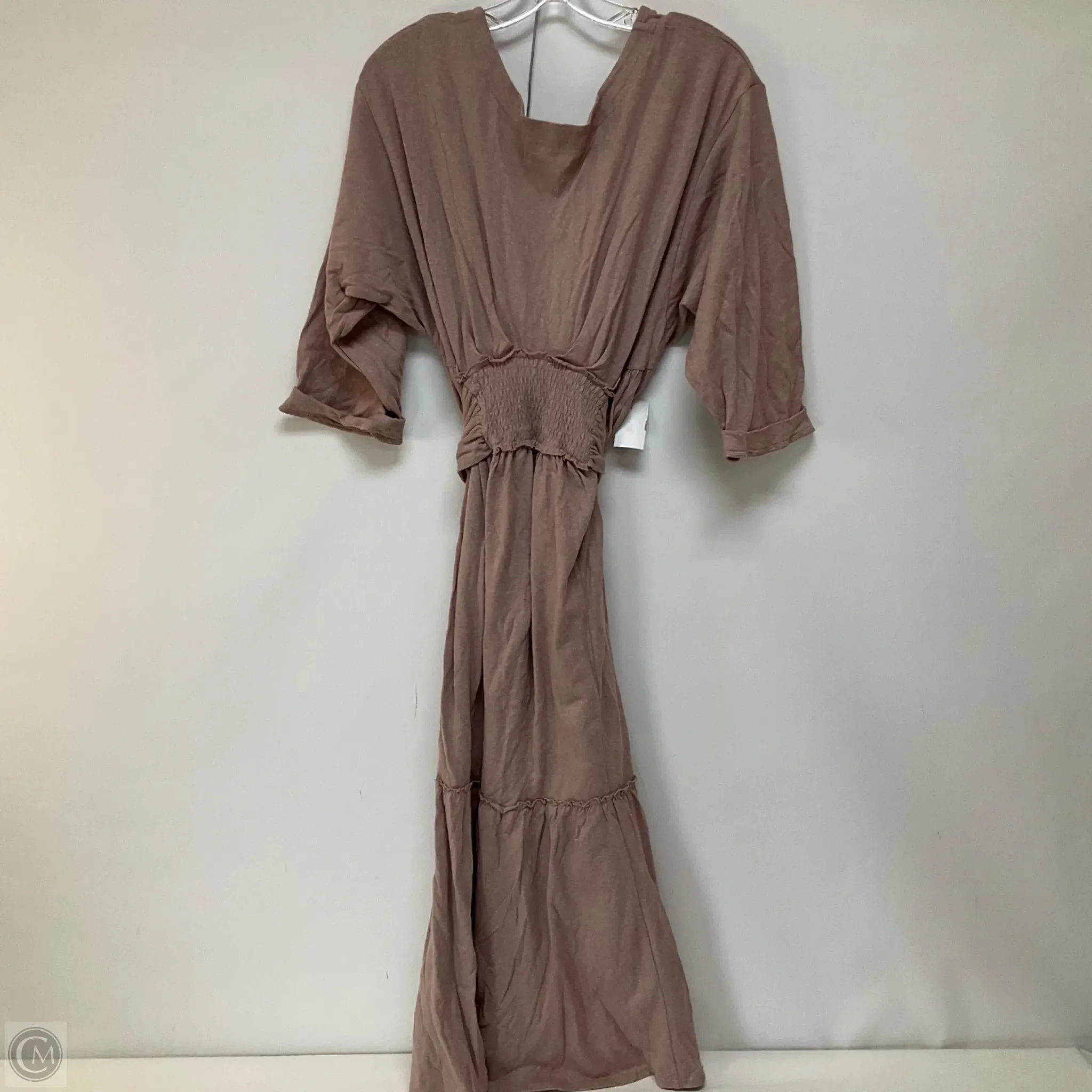 Dress Casual Maxi By Free People In Taupe, Size: M
