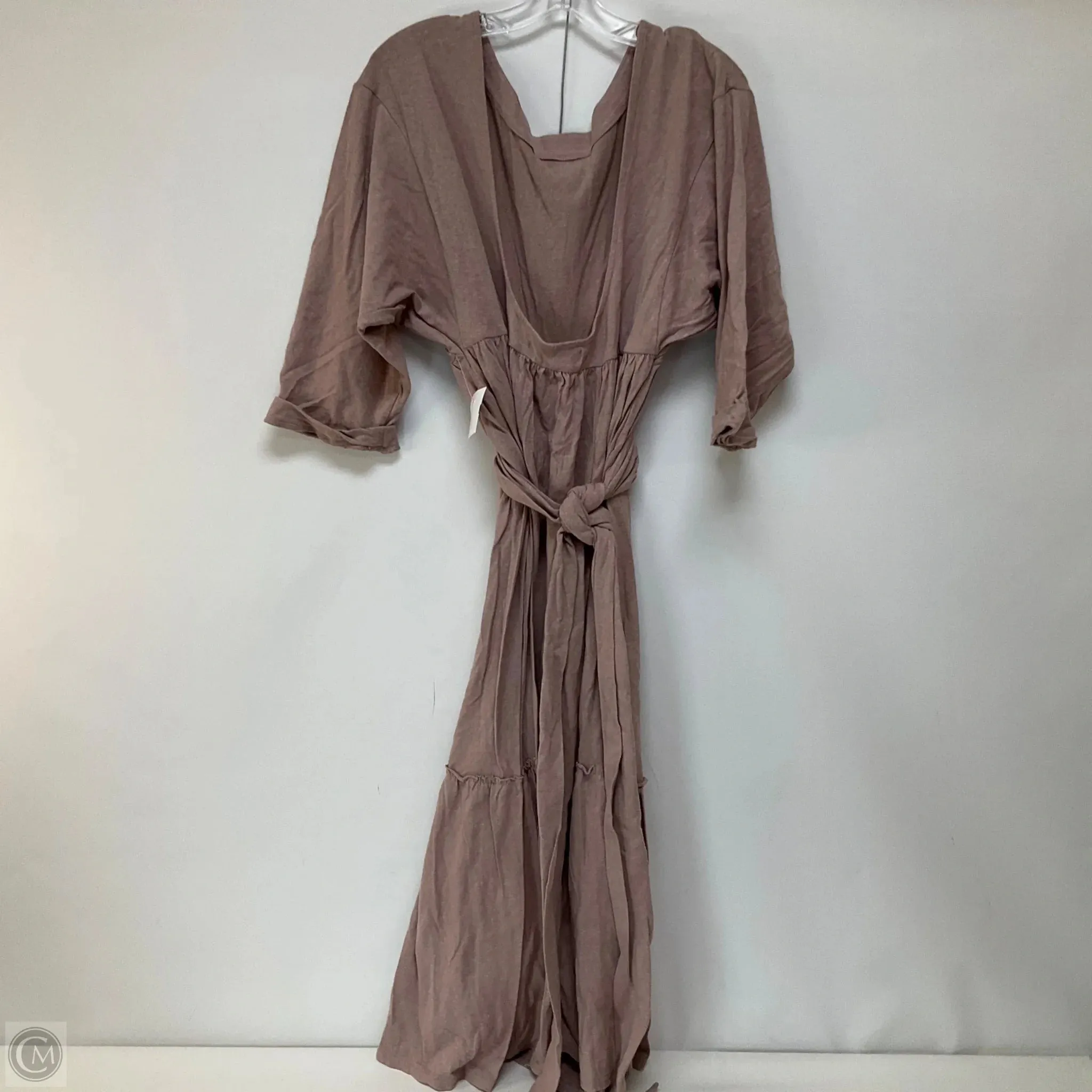 Dress Casual Maxi By Free People In Taupe, Size: M