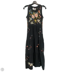 Dress Casual Maxi By Johnny Was In Black, Size: Xxs