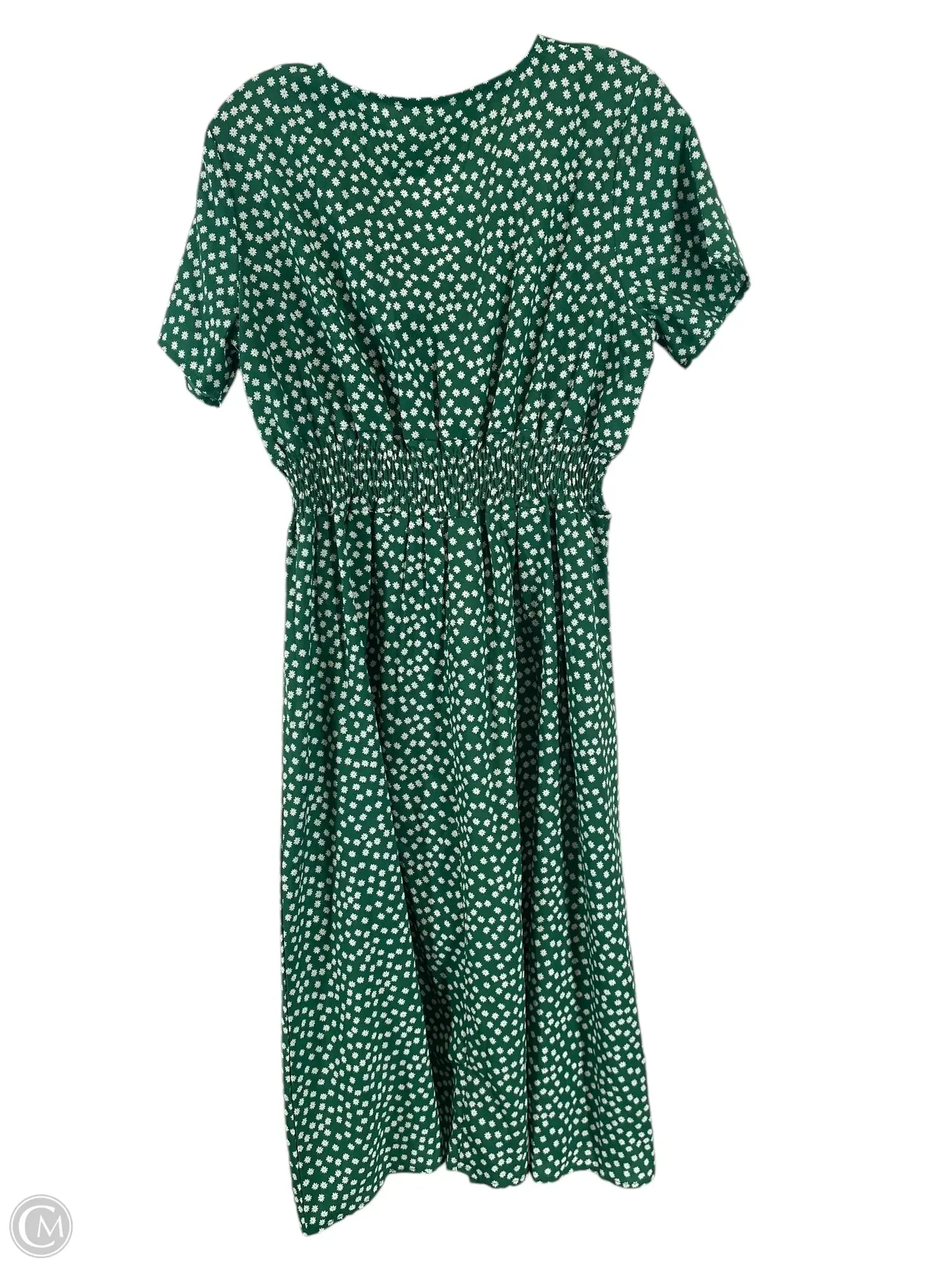 Dress Casual Midi By Clothes Mentor In Green, Size: L
