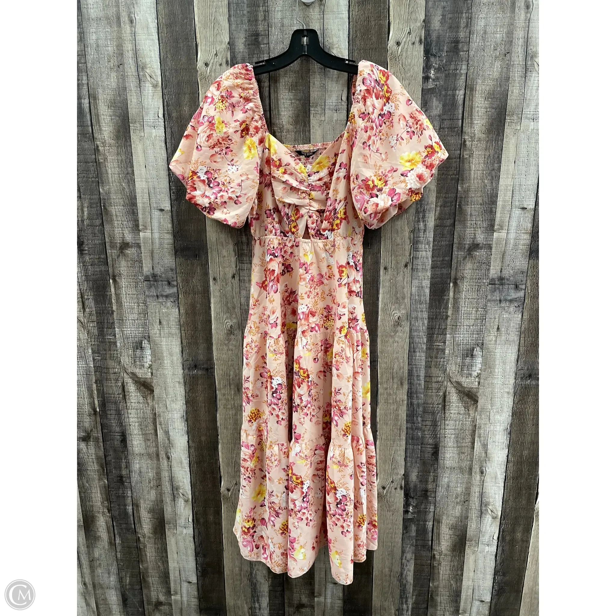 Dress Casual Midi By Cme In Multi-colored, Size: S