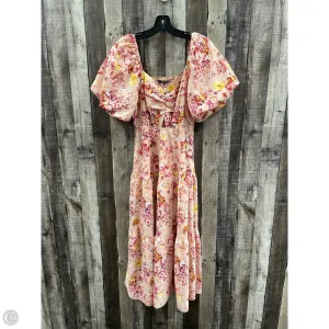 Dress Casual Midi By Cme In Multi-colored, Size: S