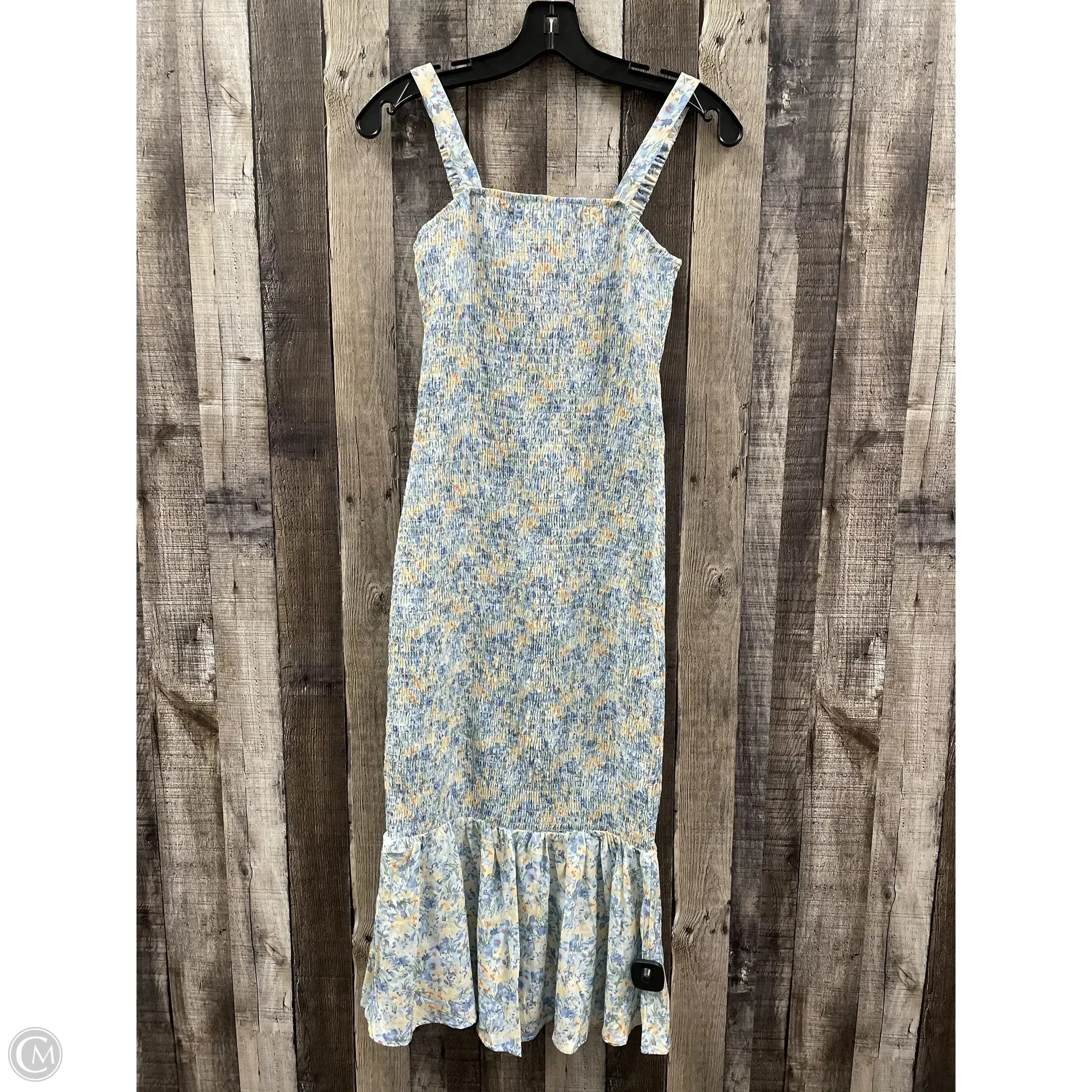 Dress Casual Midi By Cmf In Multi-colored, Size: S