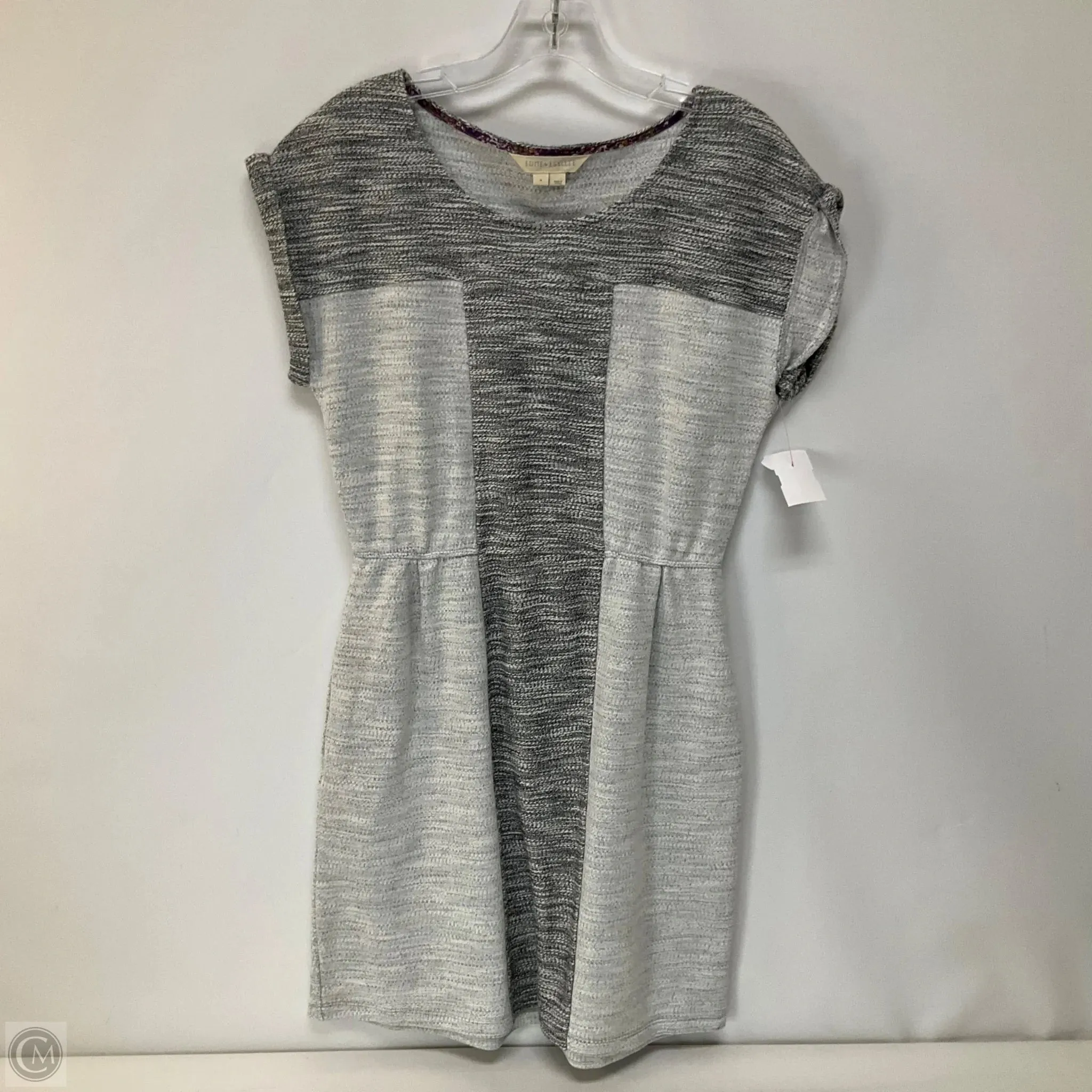 Dress Casual Midi By Edme And Esyllte In Grey, Size: M
