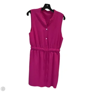 Dress Casual Short By Clothes Mentor In Pink, Size: L
