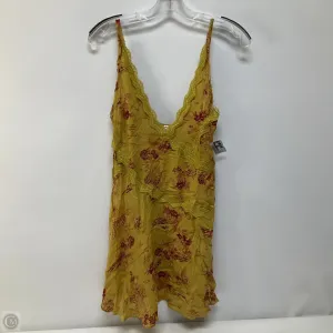Dress Casual Short By Free People In Yellow, Size: Xs