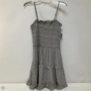 Dress Casual Short By Jessica Simpson In Black & Cream, Size: M