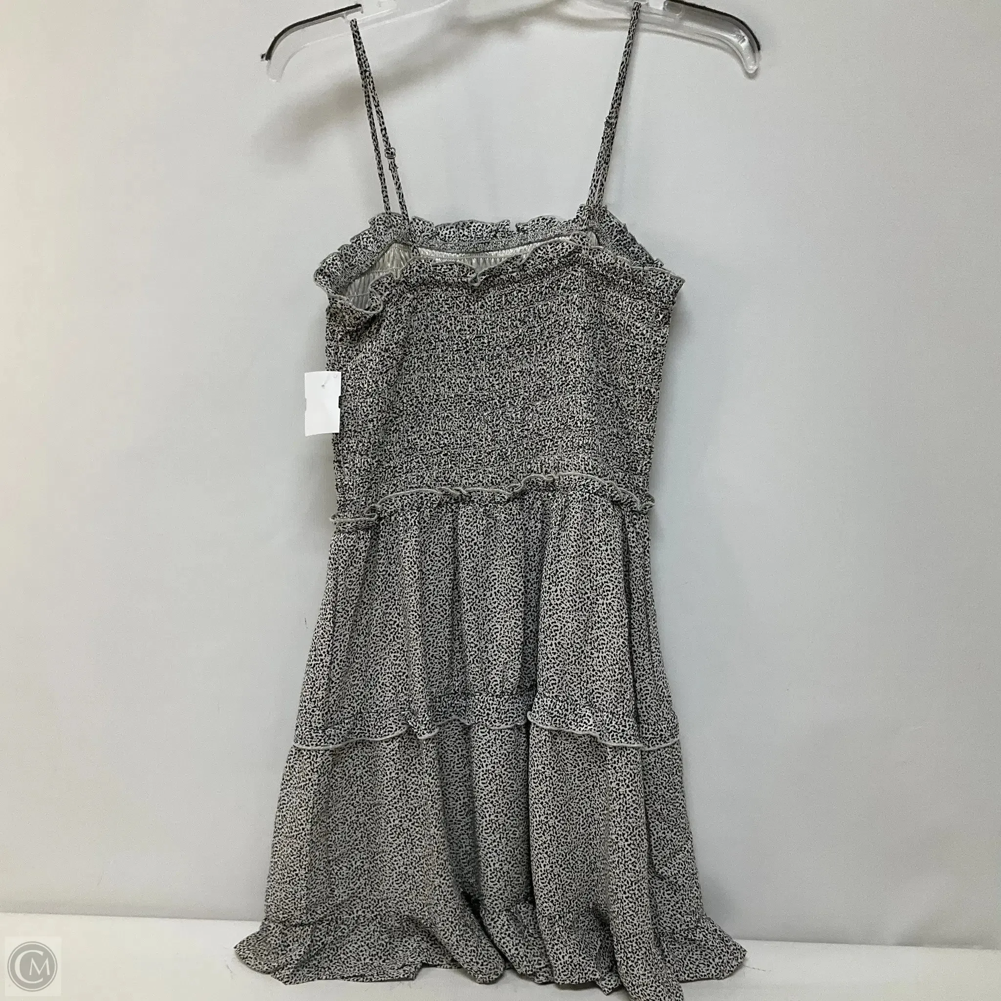 Dress Casual Short By Jessica Simpson In Black & Cream, Size: M