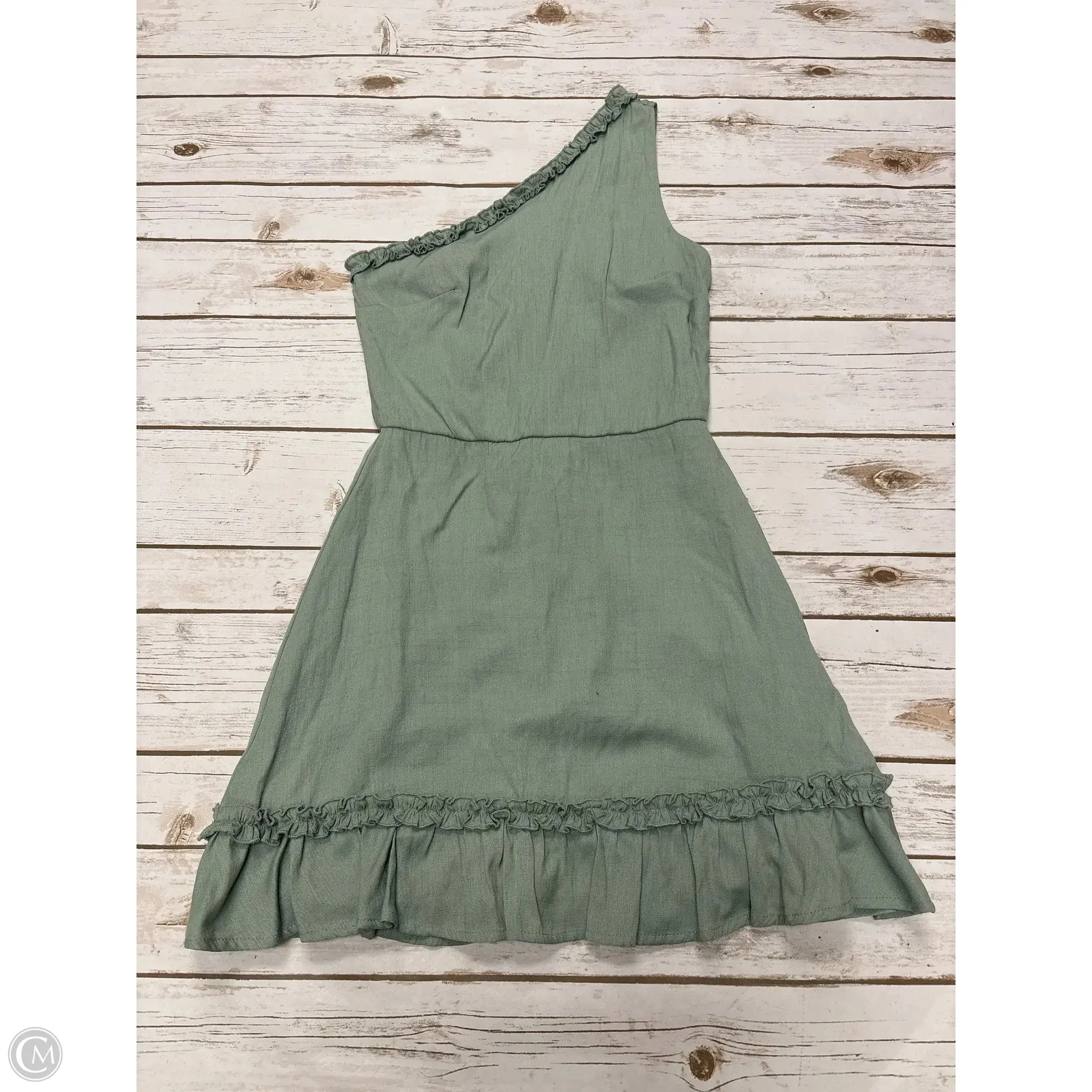 Dress Casual Short By Mon Ami In Green, Size: Xs