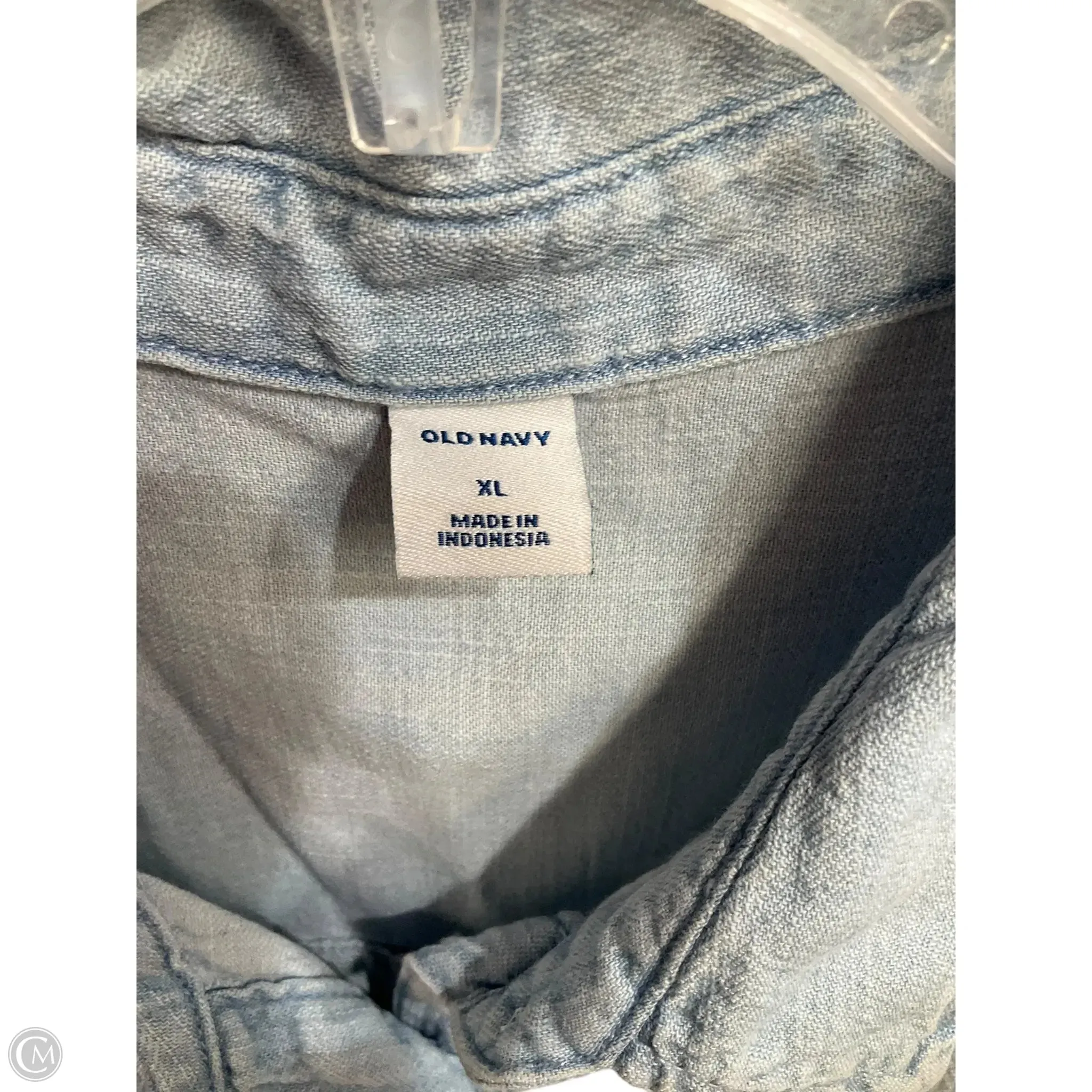 Dress Casual Short By Old Navy In Blue Denim, Size: Xl