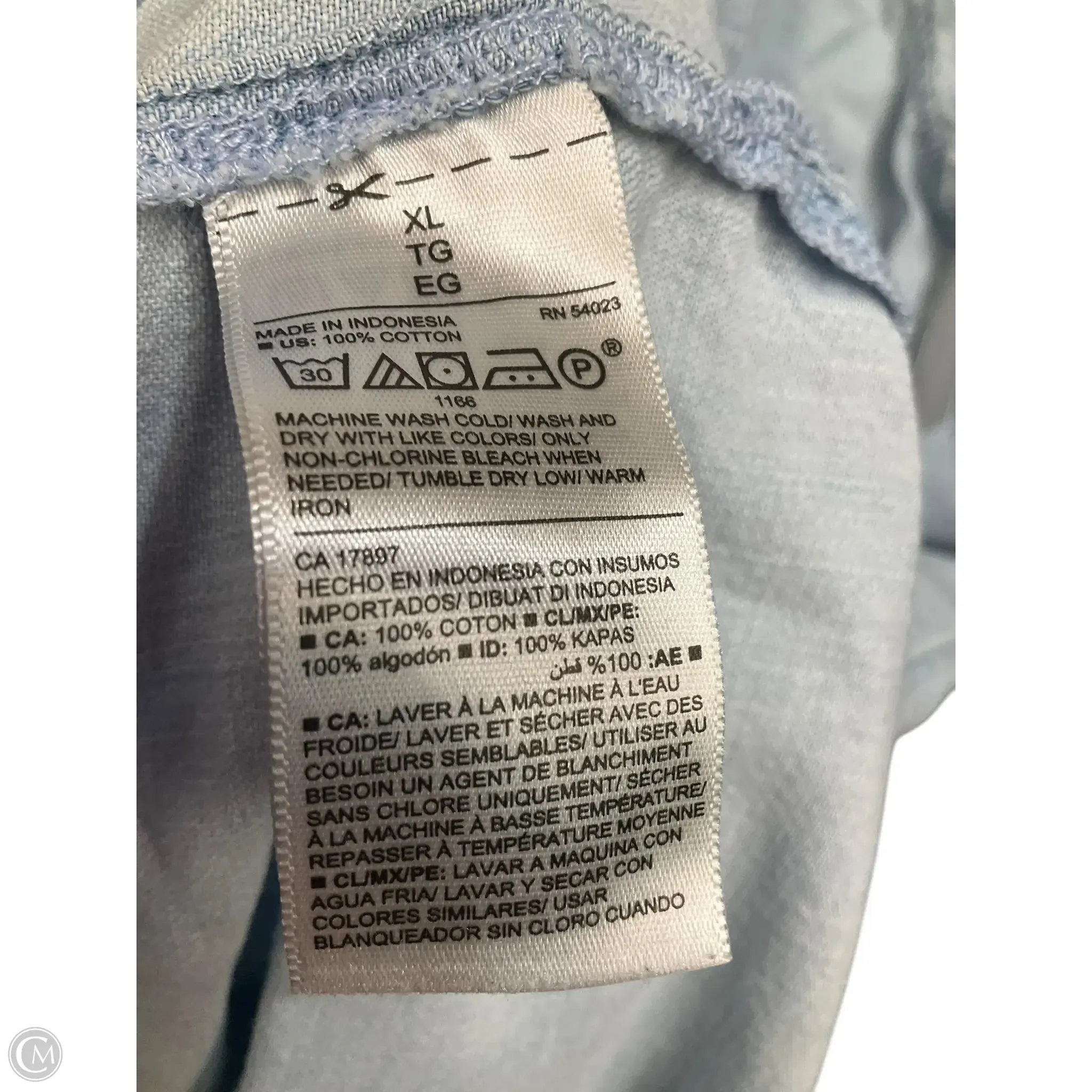 Dress Casual Short By Old Navy In Blue Denim, Size: Xl