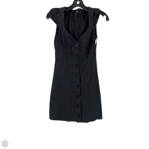 Dress Casual Short By Zara In Black, Size: Xs