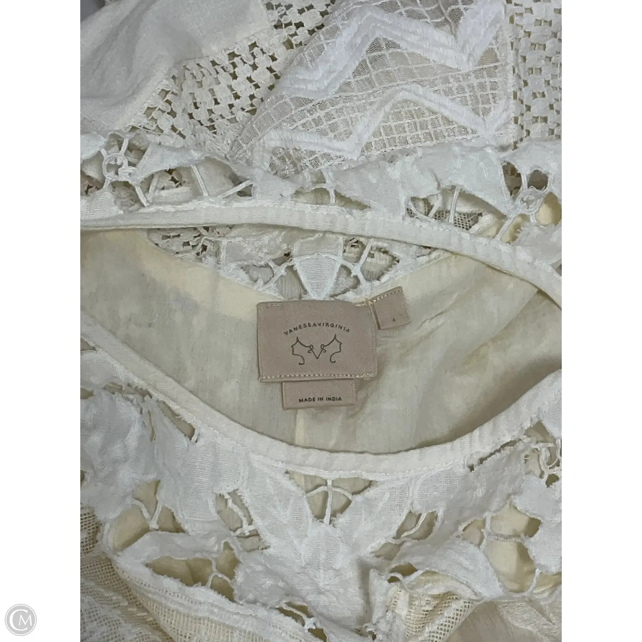 Dress Party Short By Cmb In Cream, Size: M