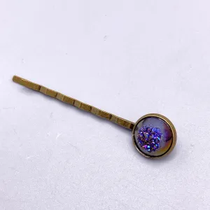 Druzy gemstone Bobby Pins