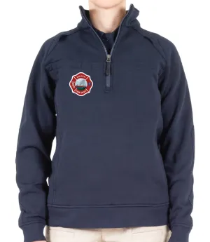 E) #128507 FIRST TACTICAL WOMEN'S COTTON JOB SHIRT QUARTER ZIP