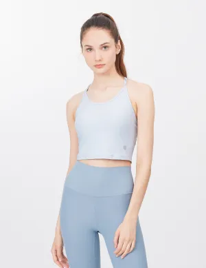easyoga LESPIRO Galaxy Cropped Tank - B1 Light Blue