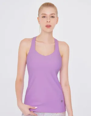 easyoga Lespiro Pentagram Collar Tank - R46 Barbie Pink