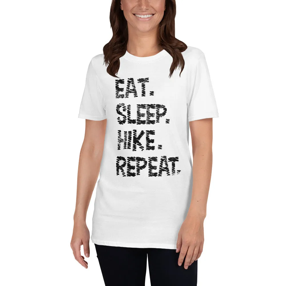 Eat. Sleep. Hike. Repeat. Women's T-Shirt