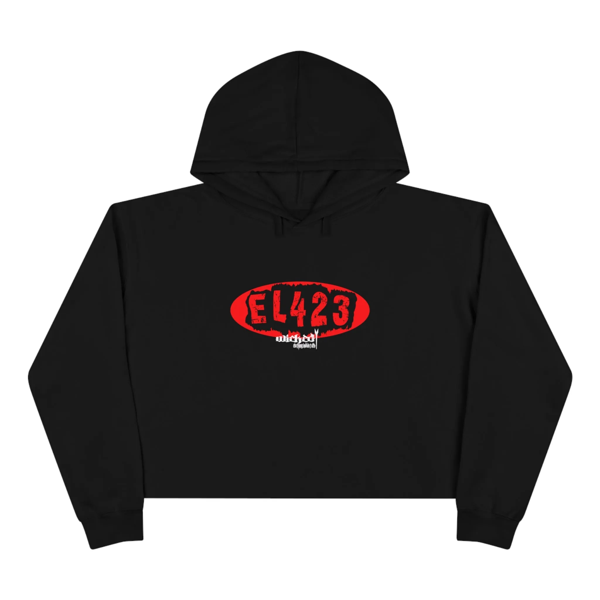 EL 423 Alternative/ Red/ Cropped Hoodie