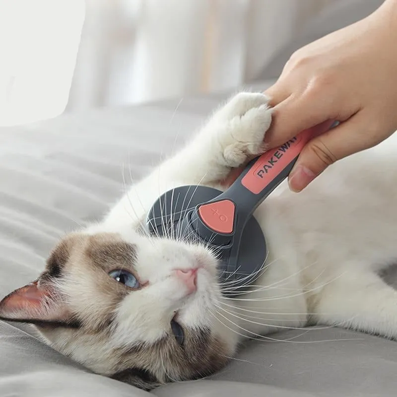 Elegant Cat Dog Self-Cleaning Needle Hair Cleaner Comb