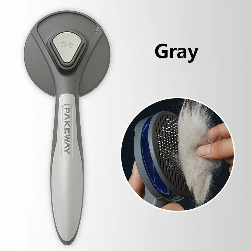 Elegant Cat Dog Self-Cleaning Needle Hair Cleaner Comb