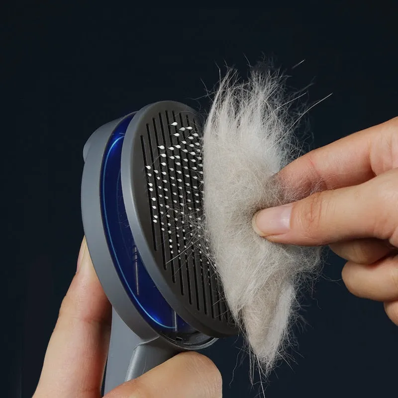 Elegant Cat Dog Self-Cleaning Needle Hair Cleaner Comb