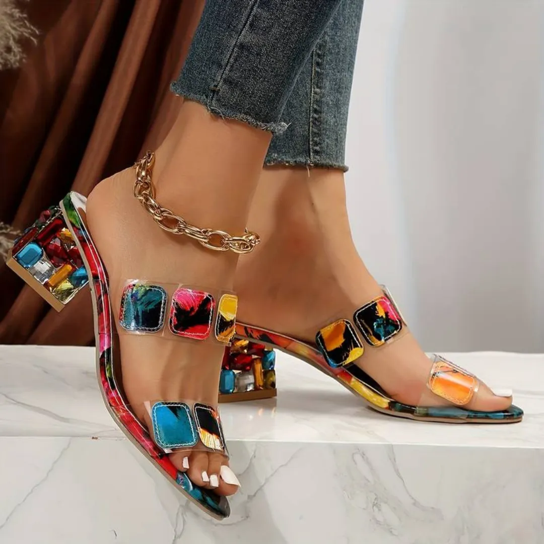 Elizabeth® | Stylish Women'S Sandals With Glitter Details