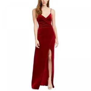 Emerald Sundae Women's Velvet Slip Dress
