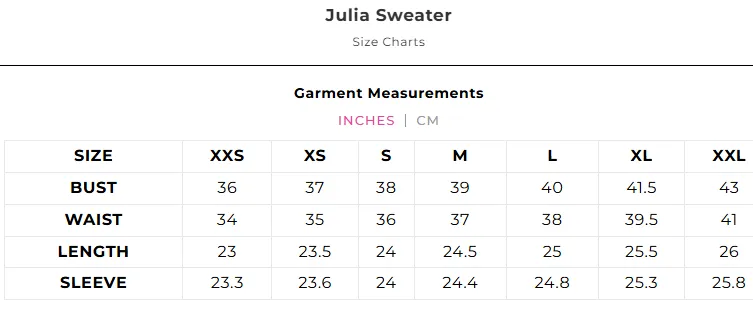 Emily McCarthy Julia Sweater - Rose Monogram Knit