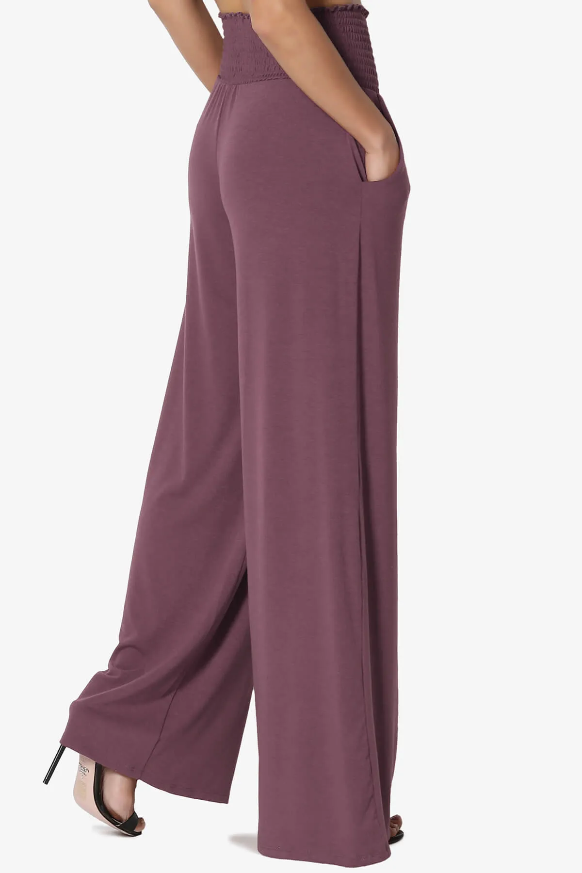 Estella Smocked Waist Lounge Pants 33" inseam