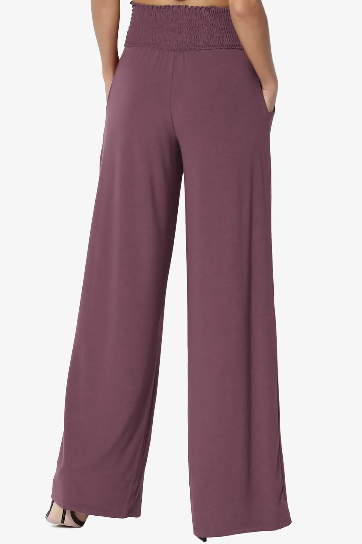 Estella Smocked Waist Lounge Pants 33" inseam