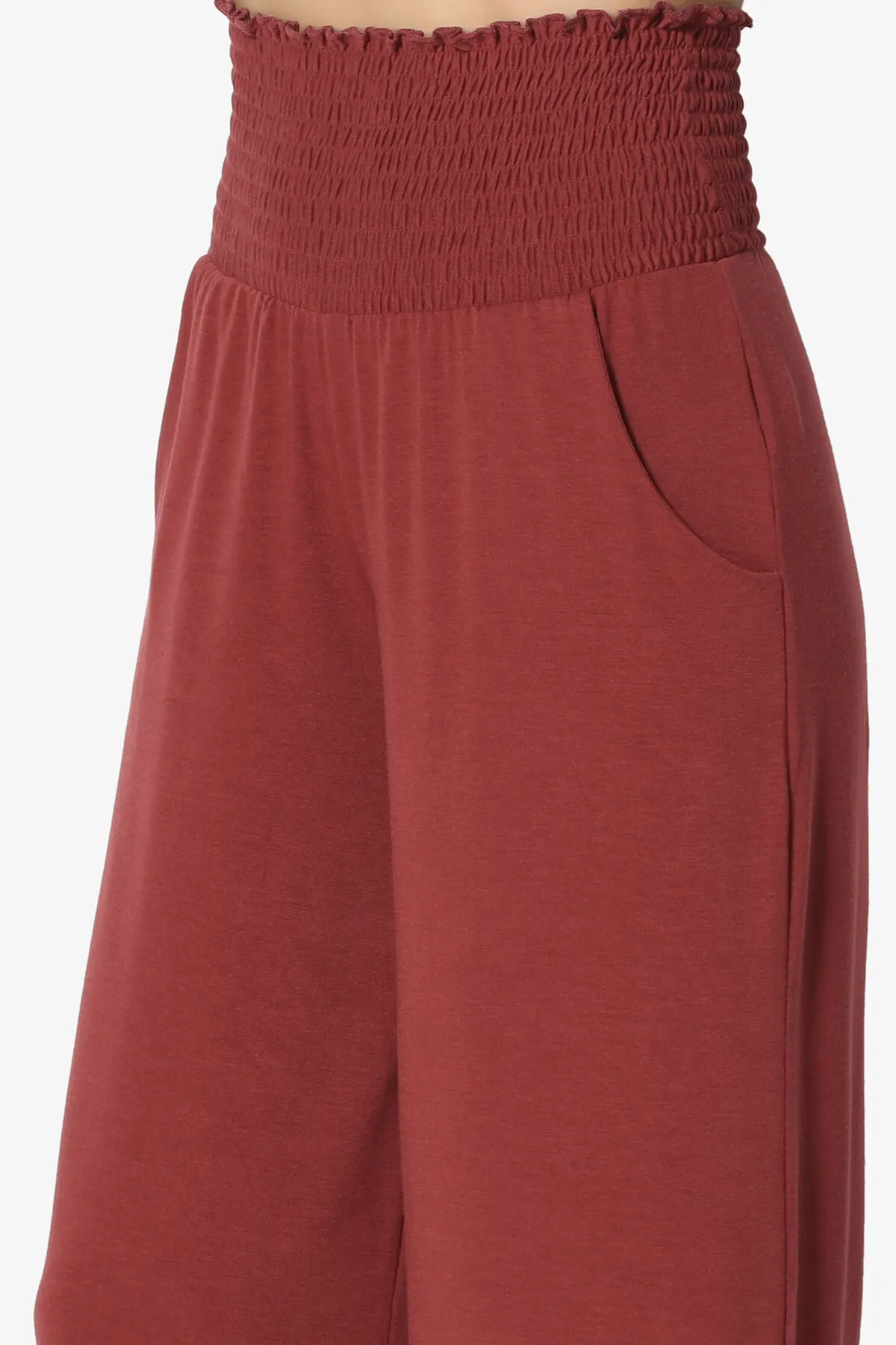 Estella Smocked Waist Lounge Pants 33" inseam