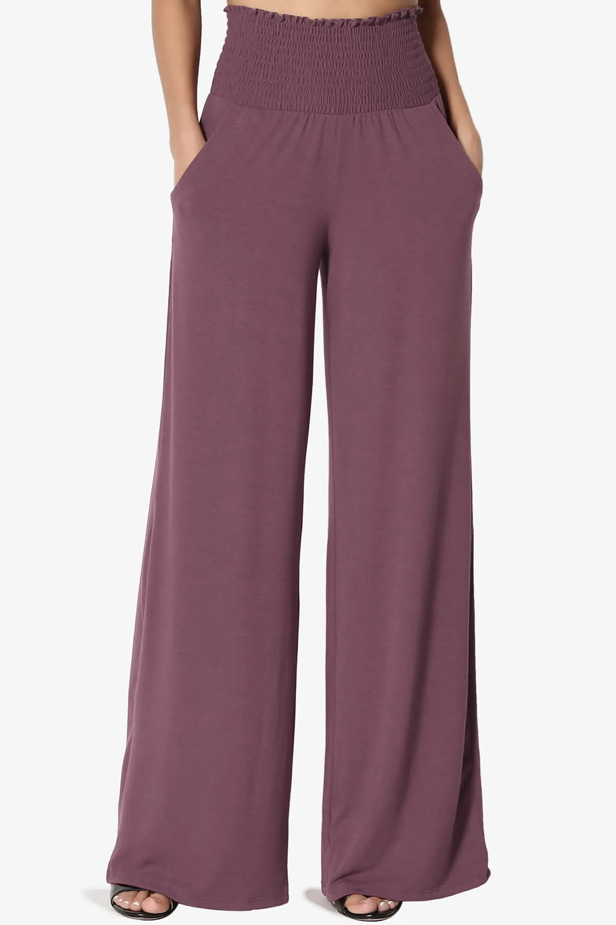 Estella Smocked Waist Lounge Pants 33" inseam