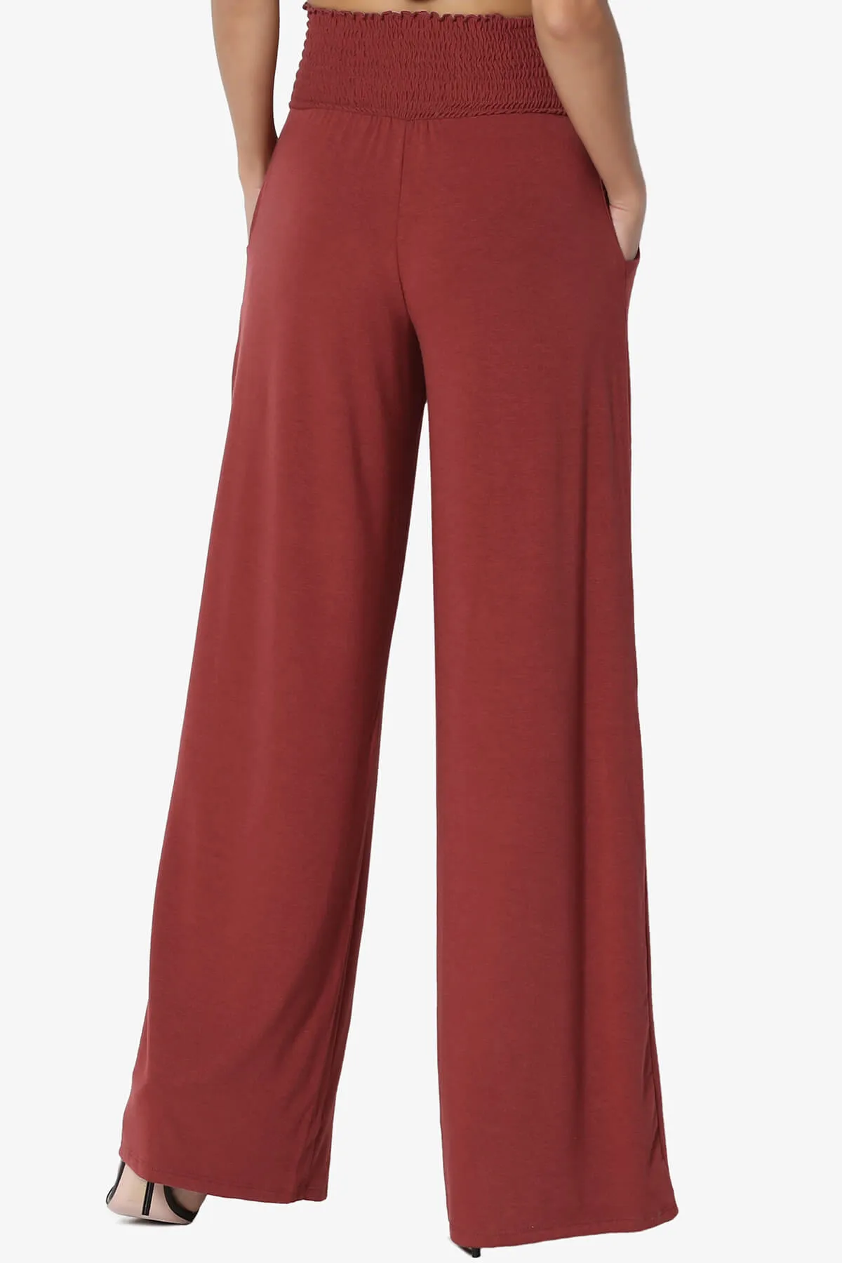 Estella Smocked Waist Lounge Pants 33" inseam