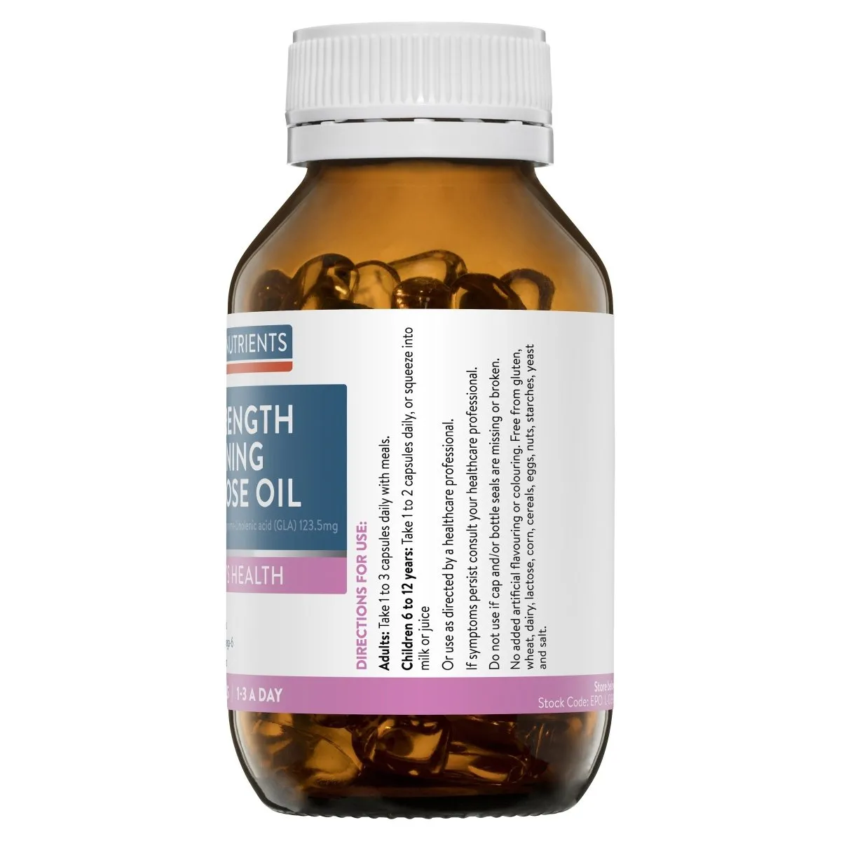 Ethical Nutrients Hi-Strength Evening Primrose Oil 60 Capsules