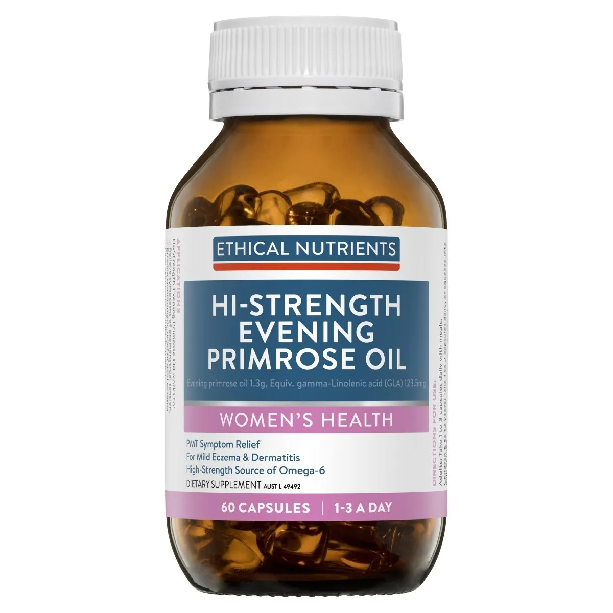 Ethical Nutrients Hi-Strength Evening Primrose Oil 60 Capsules