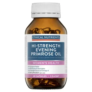 Ethical Nutrients Hi-Strength Evening Primrose Oil 60 Capsules