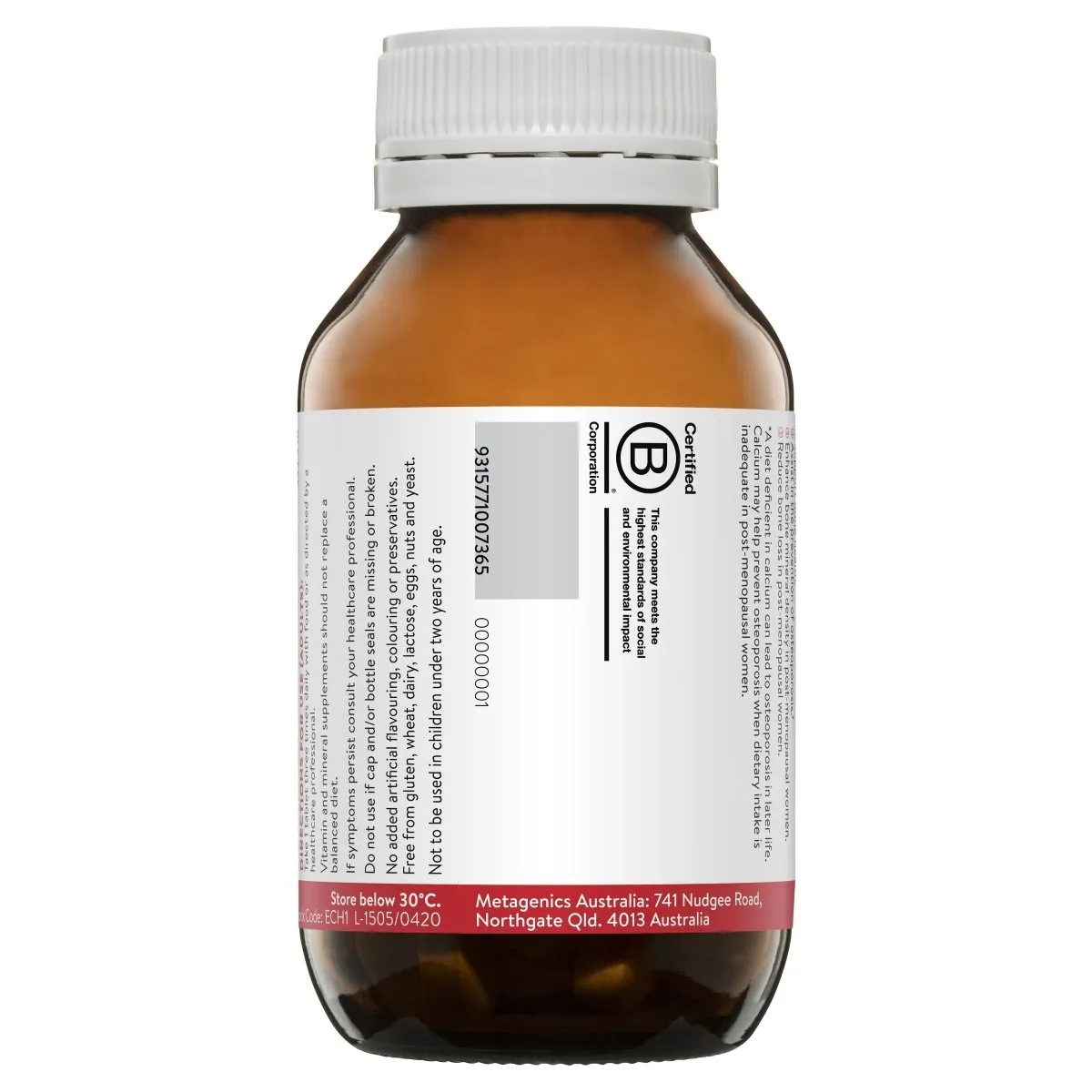 Ethical Nutrients Megazorb Bone Builder Vitamin D 60 Tablets
