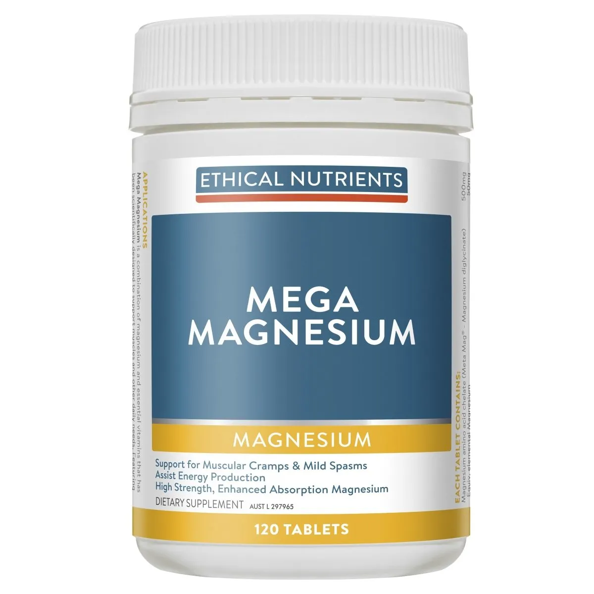 Ethical Nutrients Megazorb Mega Magnesium 120 Tablets