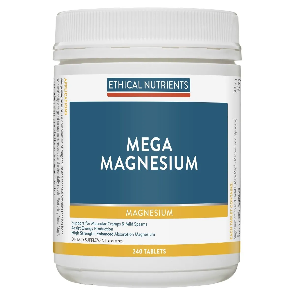 Ethical Nutrients Megazorb Mega Magnesium 240 Tablets