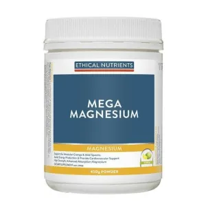Ethical Nutrients Megazorb Mega Magnesium Powder Citrus 450g