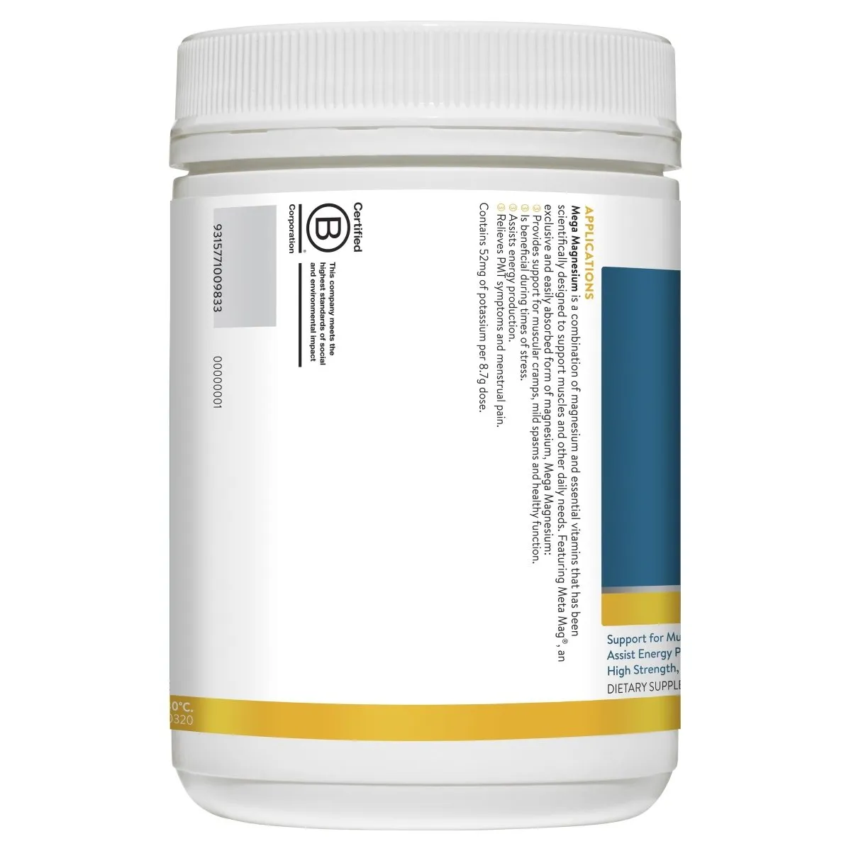 Ethical Nutrients Megazorb Mega Magnesium Powder Raspberry 450g