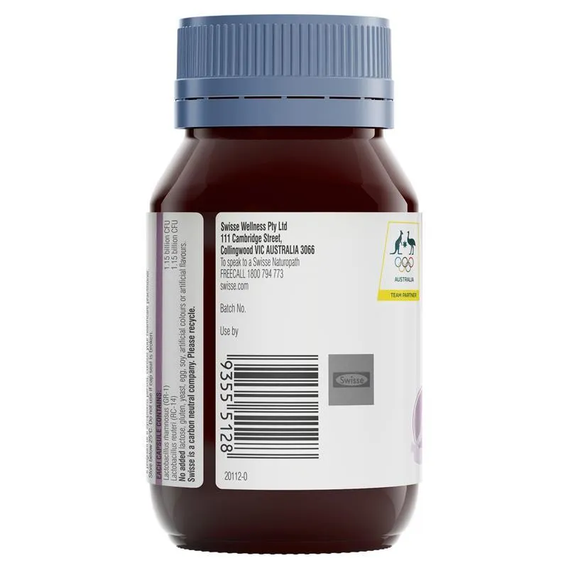 [Expiry: 06/2025] Swisse Ultibiotic Women's Flora Probiotic 30 Capsules