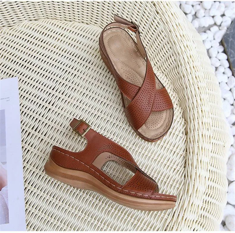 Fanyil Solid Color Casual Women's Sandals
