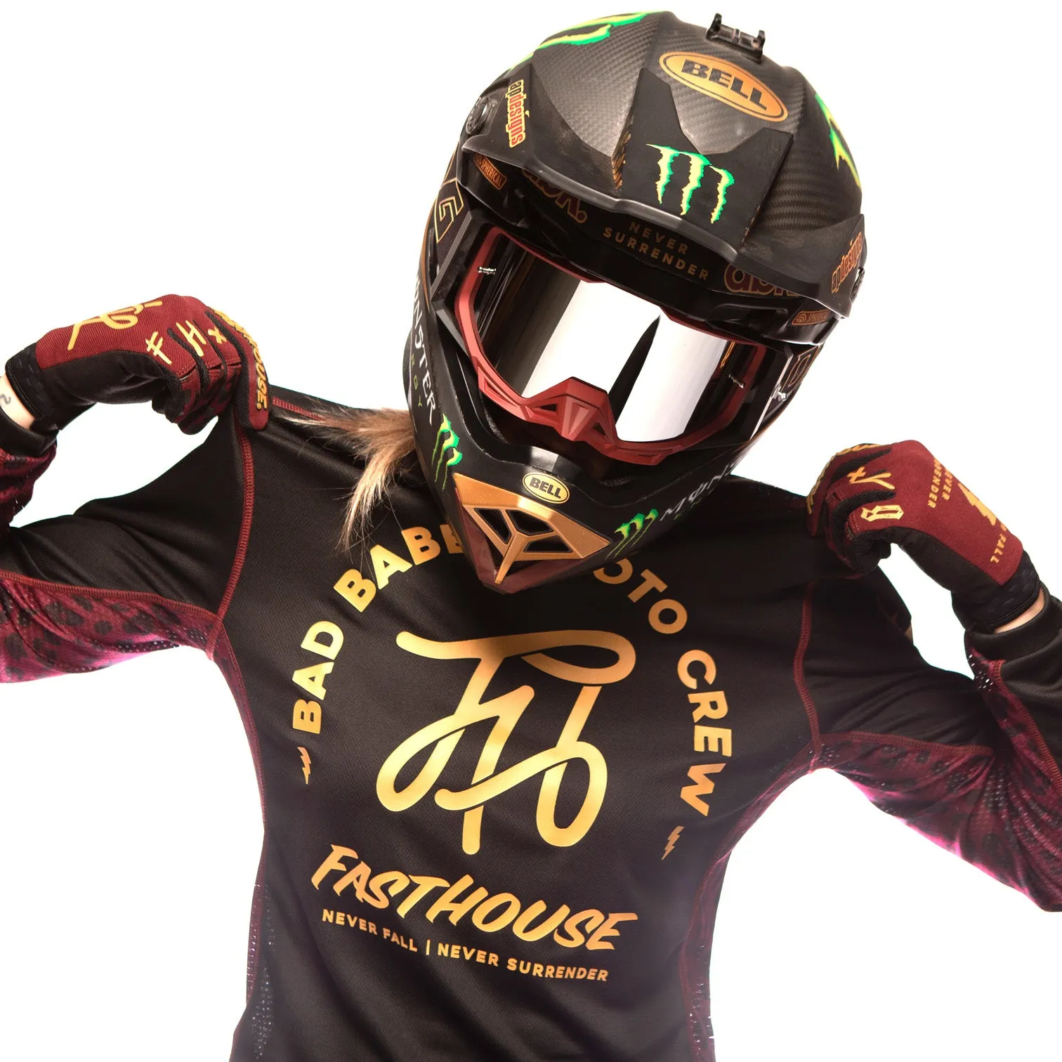Fasthouse Women's Grindhouse Golden Script Jersey