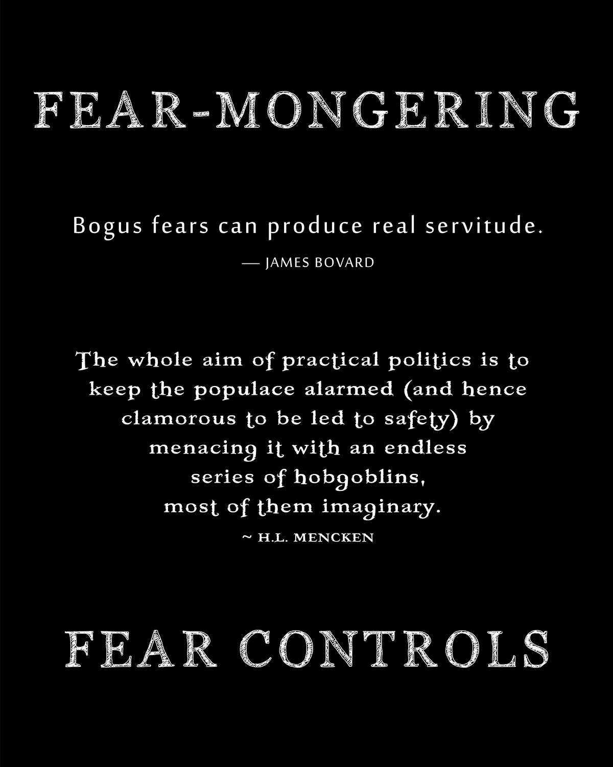 Fear Mongering - Women's Edition