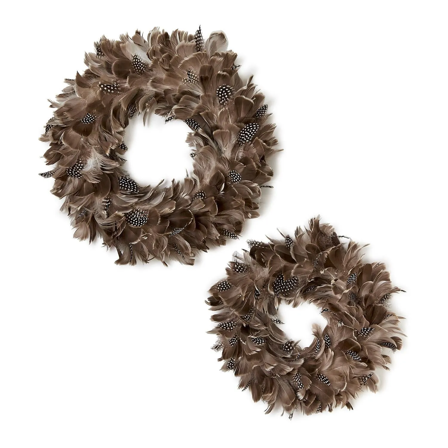 FEATHER WREATH-LARGE