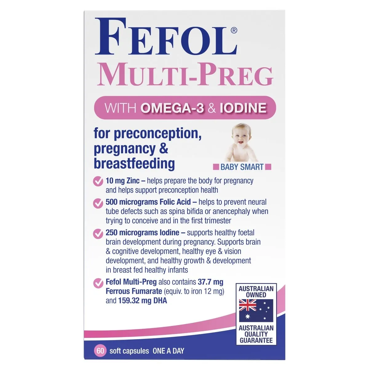 Fefol Multi-Preg 60 Capsules