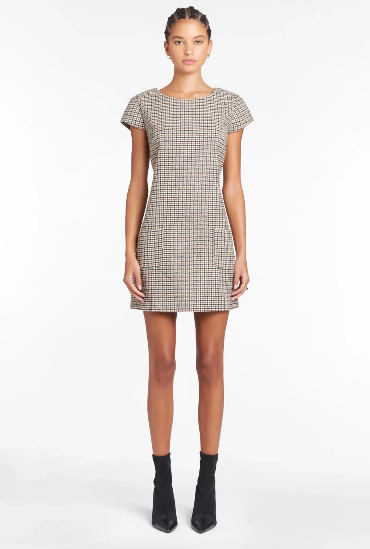 Felice Dress in Houndstooth