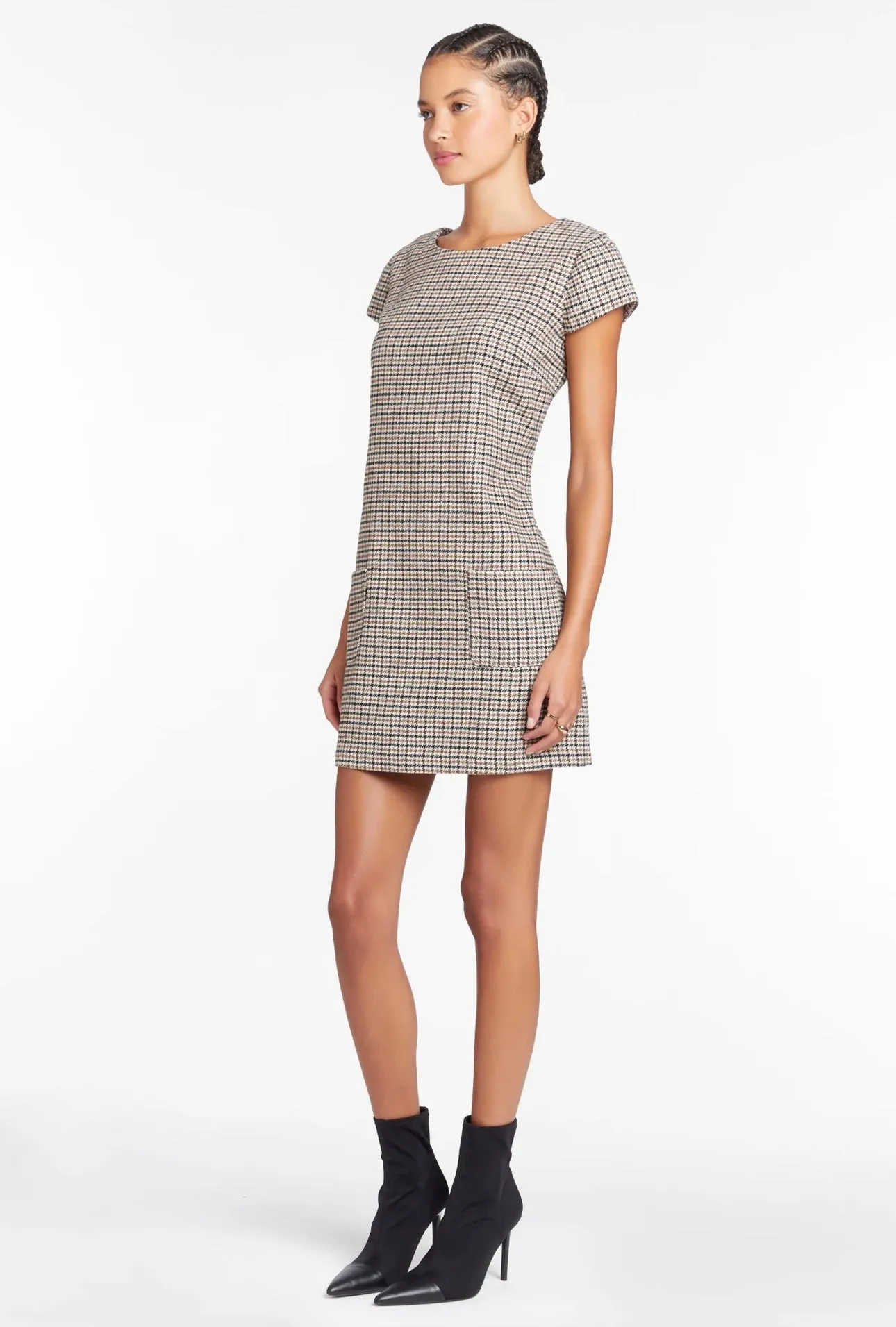 Felice Dress in Houndstooth